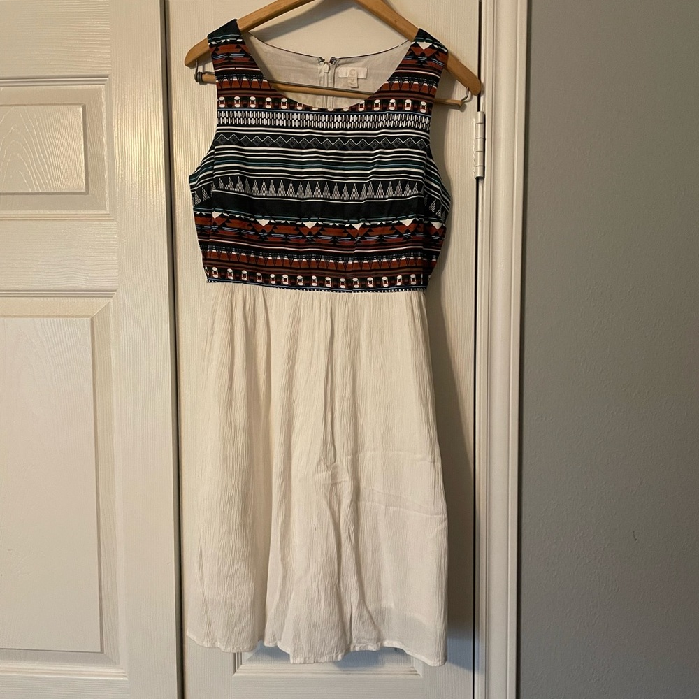 C Label Southwestern Print Dress